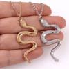 1PC of Popular Jewelry Snake Element Necklace Personality Niche Fashion Retro Snake Pendant Sweater Chain