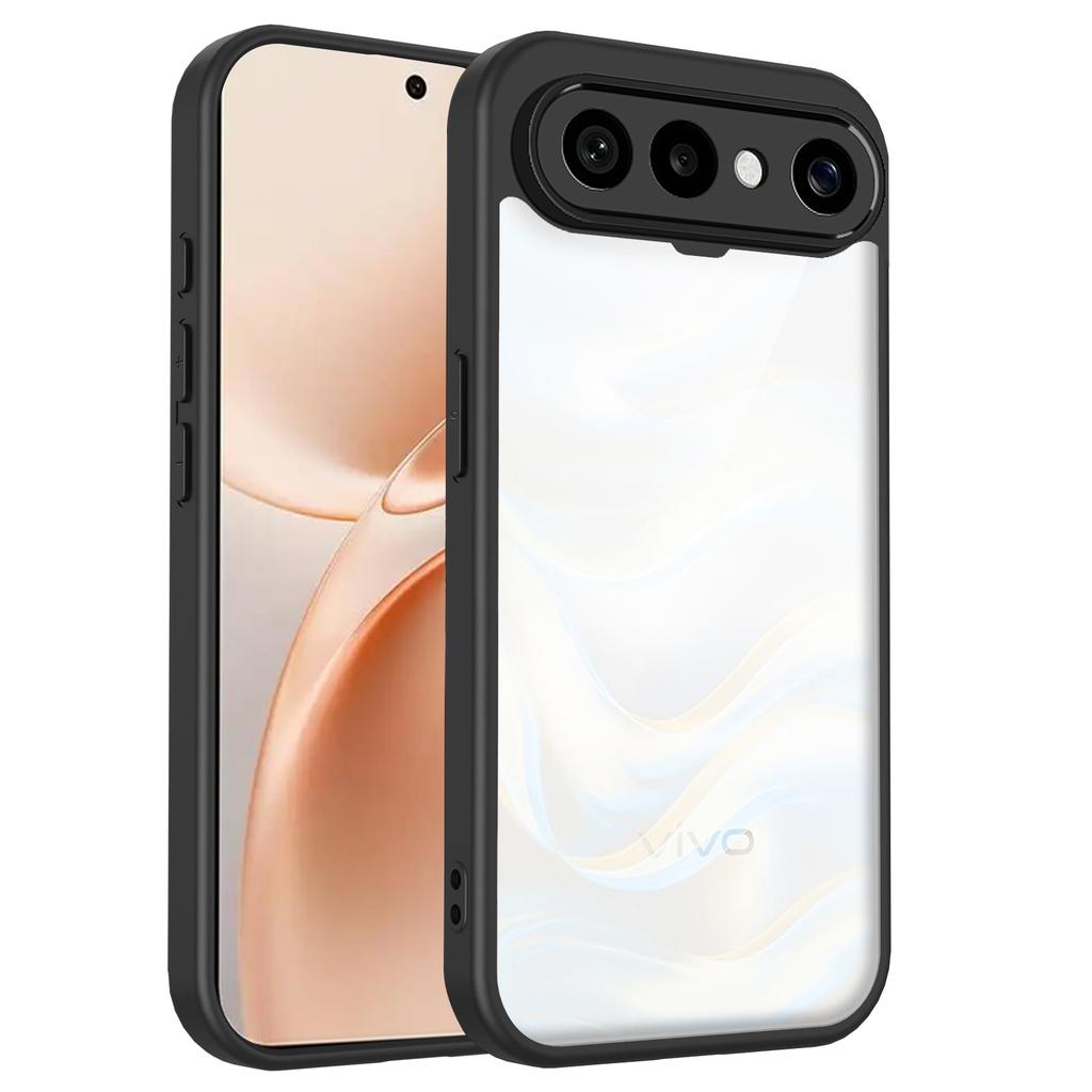Для Vivo X300 FE Чехол для телефона Vivo X300 FE Чехол-бампер Vivo X300 FE Силиконовый бампер с воздушной подушкой Прозрачная матовая задняя крышка Жесткая