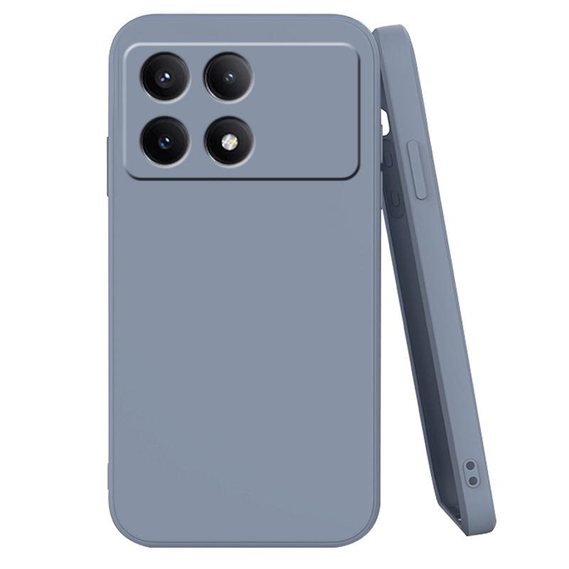 For Poco F6 Pro Case Xiaomi Poco F6 Pro Cover Liquid Silicone Phone Bumper Back Shockproof Soft TPU Funda Poco F6 Pro