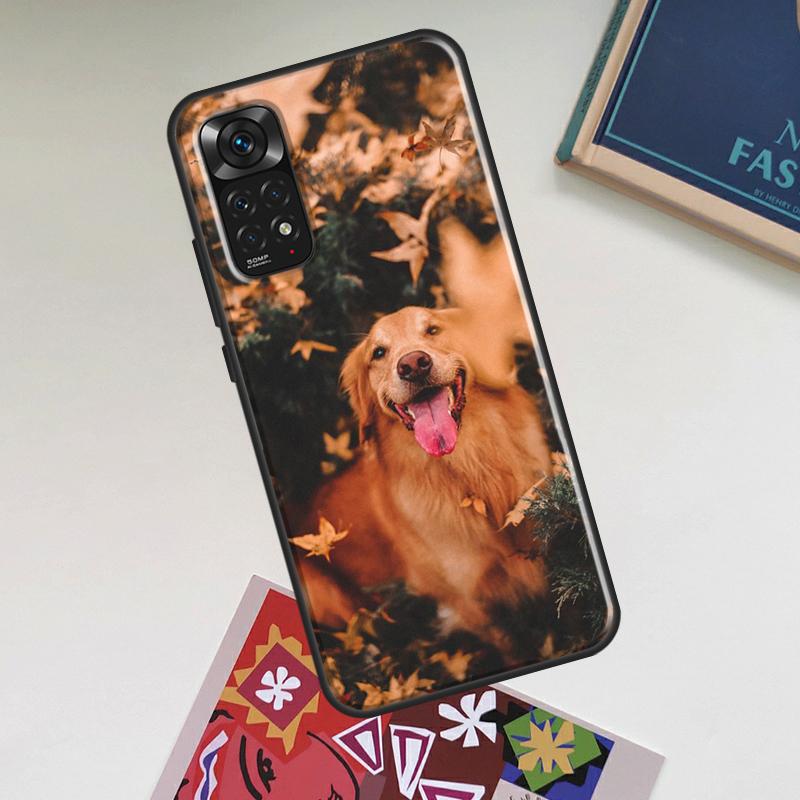 Golden Retriever Friend Case For Xiaomi Redmi Note 14 13 12 11 9 10 15 Pro Plus Redmi 15 15C 14C 13C 12C 10C Cover