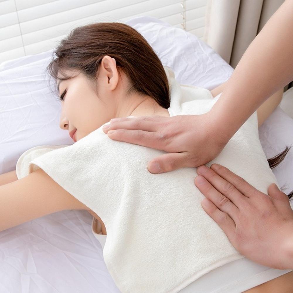Мягкое массажное полотенце для груди Портативное полотенце для ухода за красотой Креативное полотенце для горячего компресса Дом