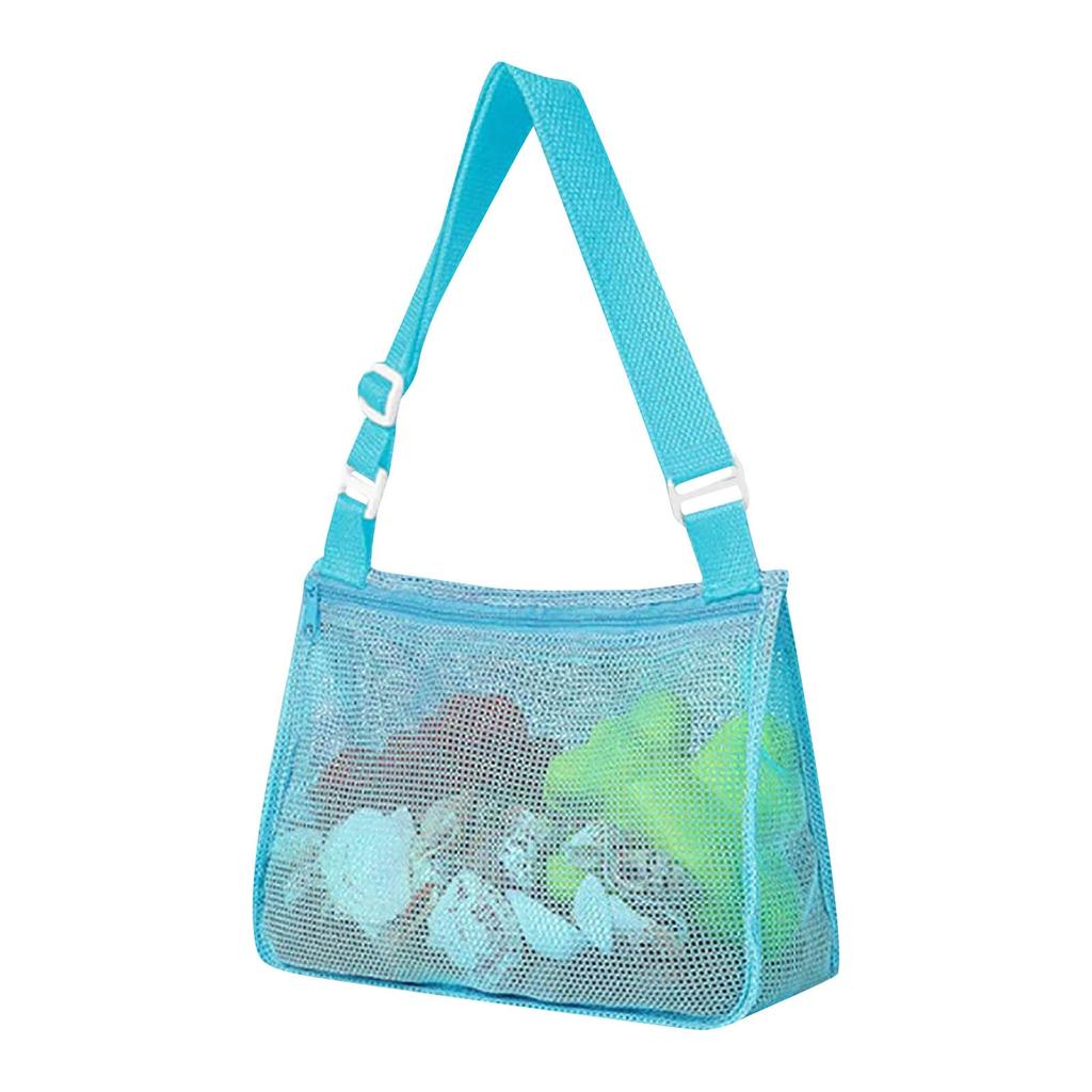 Beach Toy Mesh Beach Bag Kids Collecting Bag Beach Sand Toy For Holding Beach Toys Sand Toys Swimming Accessories For Boys And Girls(Only Bags )