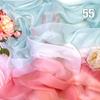 Радужный градиент цвета шифоновая ткань 30D органза тюль ткань для самостоятельного изготовления старинного свадебного платья ханьфу декор для вечеринки