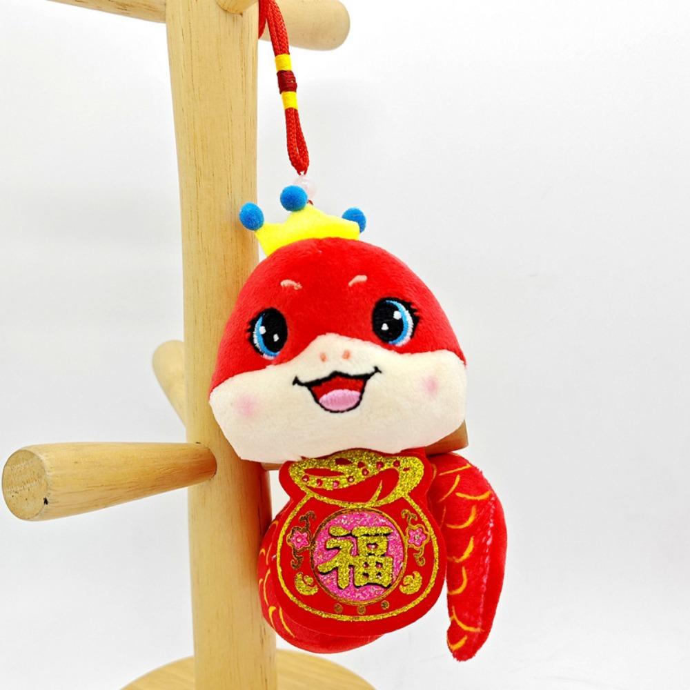 New Year Snake Year Mascot Pendant Cartoon Snake Plush Toy New Lucky Charm  New Year