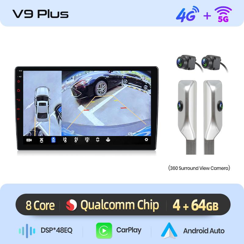Junsun Qualcomm 8-Core 360° Camera optional CarPlay Android Auto Car Radio for Fiat Bravo 2007 2008-2012 2 din Systems Stereo GPS SWC Bluetoo