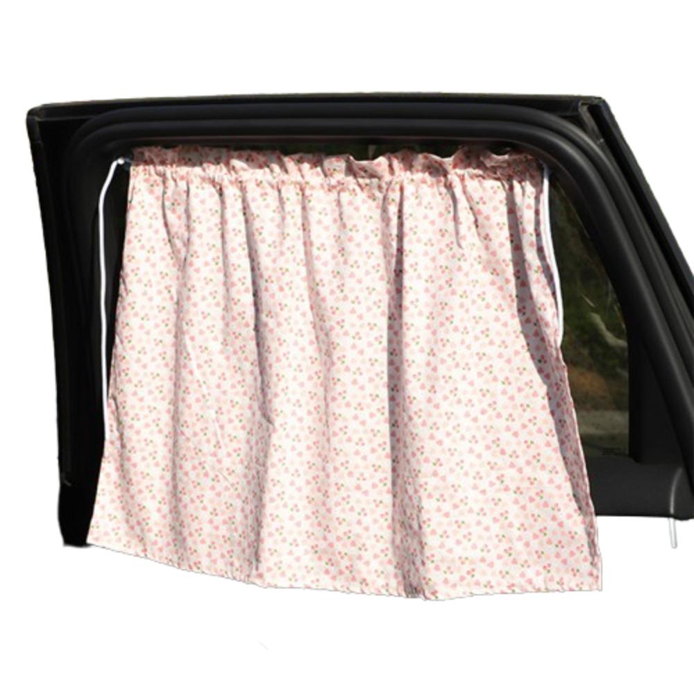 Cute Cartoon Sunshade Curtain Suction Cup Car Window Cover Creative Car Curtains Side Window