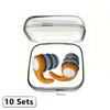 HUAK 1Pair Sleeping Ear Plugs Noise Reduction Tapones Oido Ruido Soft Oordopjes Earplug Waterproof Tapones Para Dormir Earplugs