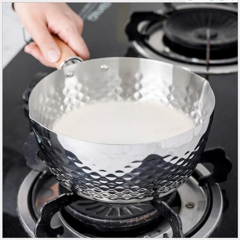 Lechu Heli 20 см Кастрюля Юкихира из нержавеющей стали 304 с крышкой