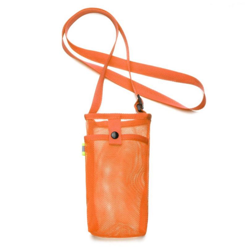 Защитная сетка для кружки, сетчатый ремень через плечо, ручная сумка для бутылки с водой
