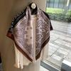 Vintage Polka Dot Printed Light And Thin Scarf Cotton Feel Square Scarf Sunshade Shawl Headscarf Belt Scarf Silk Scarf