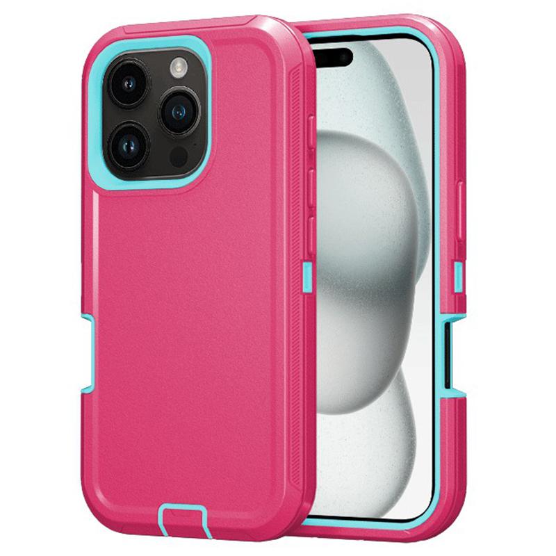 For iPhone 16 Pro Cell Phone Cases Detachable PC+TPU Drop-proof Back Protector Cover