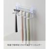 [Yamazaki] Toothbrush Stand White, approx. W15xD4.5xH5.5cm Tower Suction Cup Toothbrush Holder, 5-Piece 3285