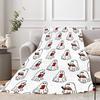 Halloween Ghost Blanket Printed Fall Plush Blanket Lightweight Sofa Bed Throw Blanket Couch Blanket Gift for Spooky Season