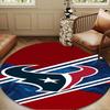 Houston-Texans Artwork Round mat, Anti-slip Circle Carpet Chair rug For livingroom,Bedroom, doormat home decor Gift Christmas Gifts