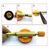 Brainded Hose Connectoe Outdoor Gas Stove Burner Adapter Valve for Outdoor Camping Cooking Furnace Connector Gas Tank Equipment