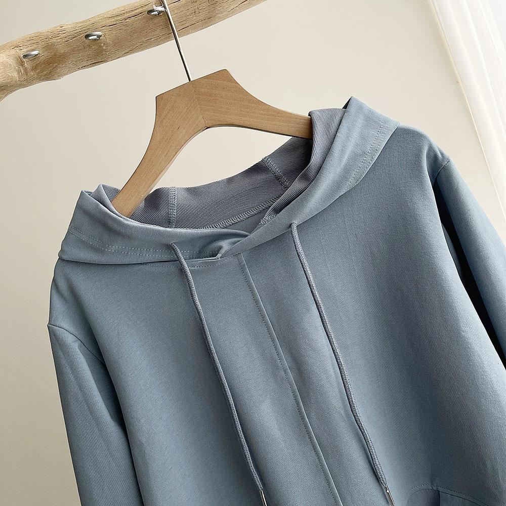 DIMANAF 2022, осенние толстовки, пуловеры, лоскутные топы, женские свободные повседневные синие, фиолетовые однотонные хлопковые топы оверсайз