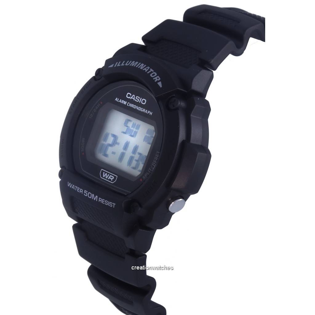 Casio Молодежный Иллюминатор Цифровой W-219H-1A W-219H-1 Мужские часы