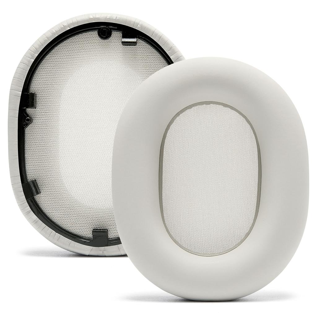 WC Wicked Cushions Extra Thick Earpads для Sony XM5 Мягкая искусственная кожа Роскошные шумоизолирующие с эффектом памяти Дополнительная толщина Серебро - Подушка, Пена,