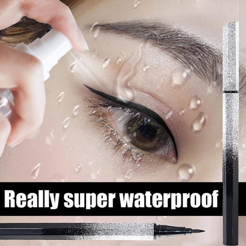 1 шт. водостойкая черная жидкая подводка для глаз для макияжа больших глаз долговечная подводка для глаз макияж гладкая косметика
