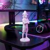 Детальная текстура ткани Забавная 3D-печатная настольная фигурка Новинка с головой в виде курицы Арт-фигурка Коллекционный настольный орнамент для домашнего офиса полки