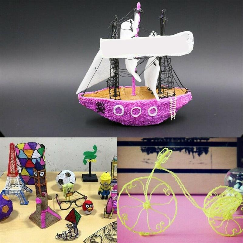 Ручка для 3D-печати с 1/5 цветами 3D-ручки для рисования с нитью ABS PLA 1,75 мм