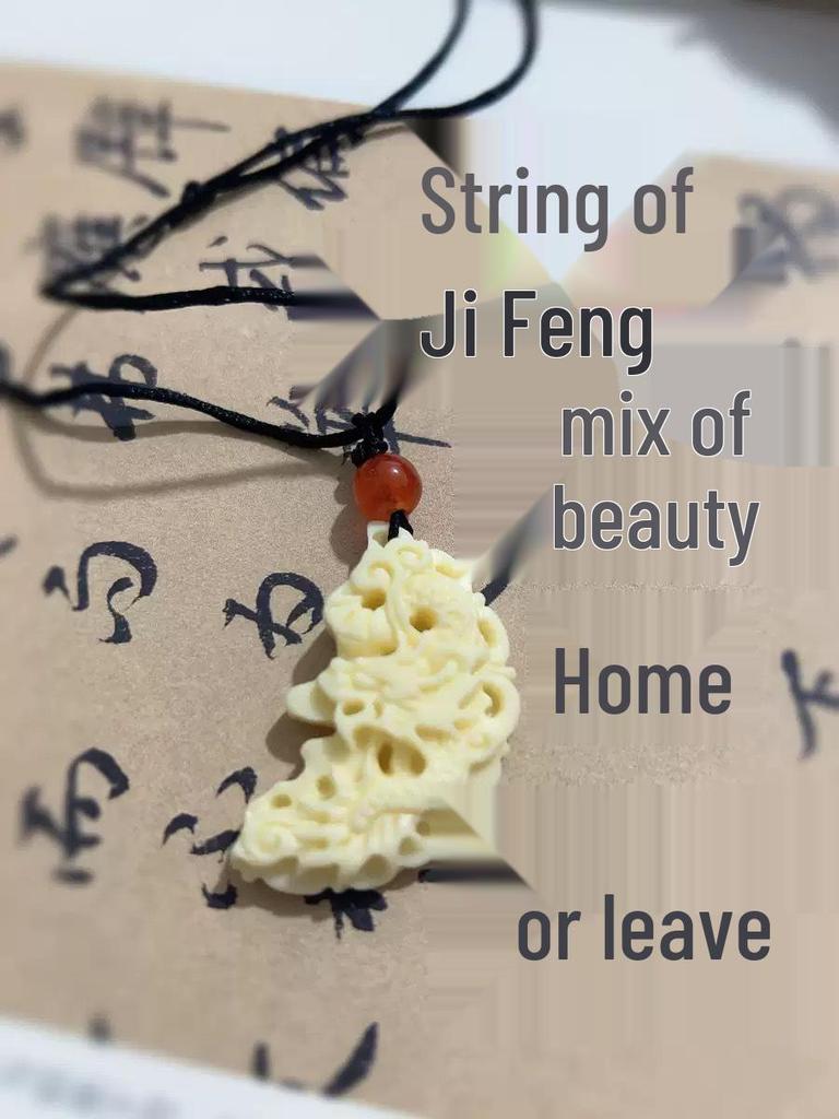 Модное плетеное нефритовое ожерелье с пряжкой безопасности для студентов и пар