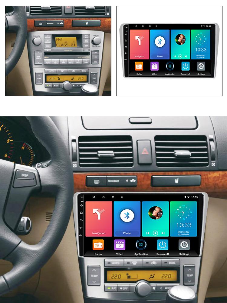 Для Toyota Avensis T250 2 2003-2009 Carplay Android автомобильный радиоприемник GPS-навигация 2din 2 + 32 ГБ