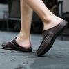 Eva Slippers Men Light Weight Toe Closed Slided Solid Color Leisure Slippers Water Shoes