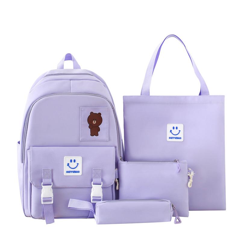 Новый модный рюкзак для похода в лесную школу, кампус, корейская версия, простой и модный, студенческий повседневный школьный рюкзак