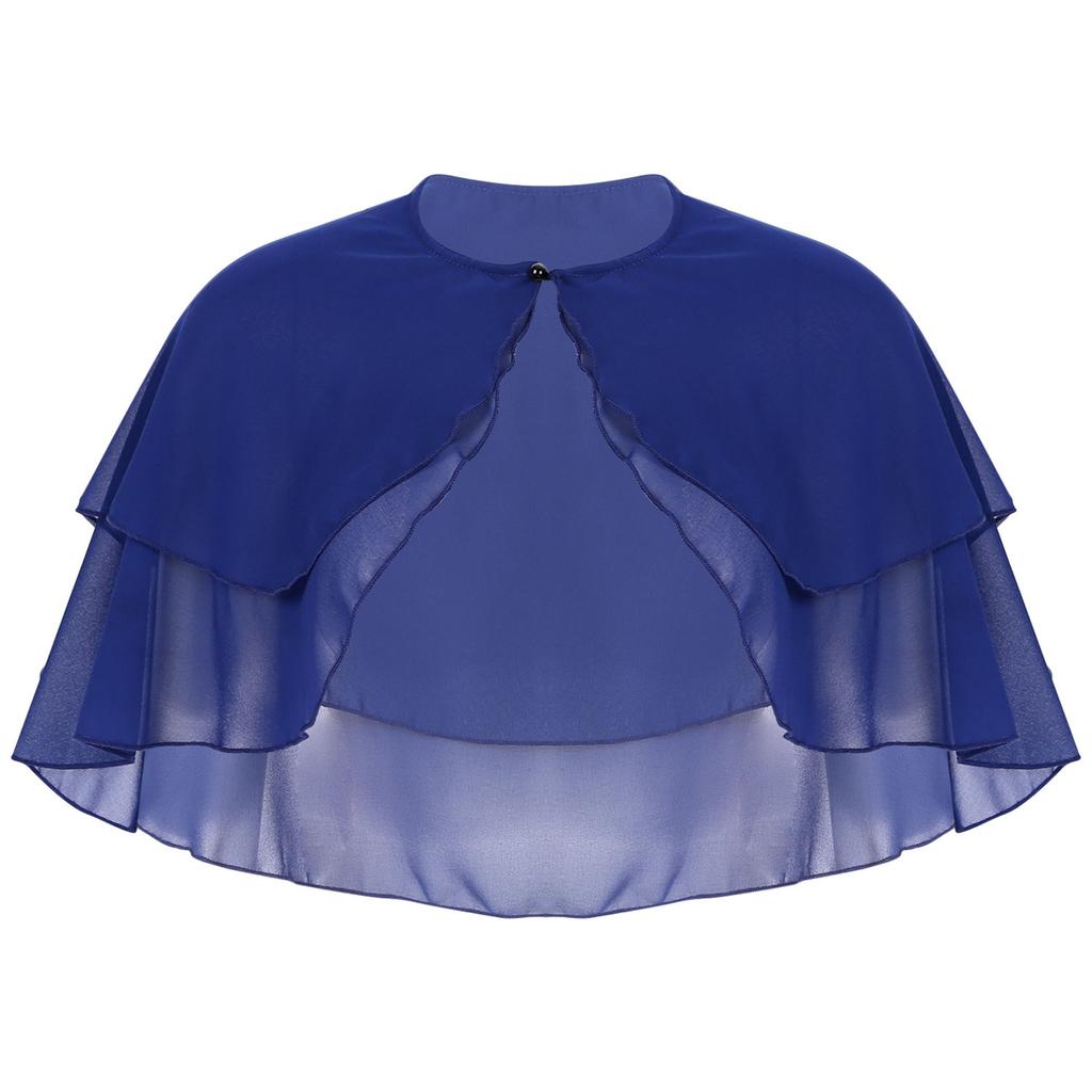 Женская мягкая шифоновая шаль с открытой передней частью, болеро, накидка, накидка для свадебной вечеринки