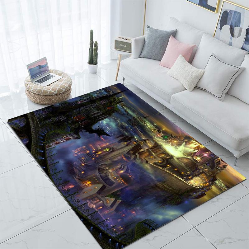 Virtually Fantasy World Carpet Kitchen MatEntrance Doormat Bedroom Floor Decoration Living Room Carpet Bathroom Anti-slip Rug
