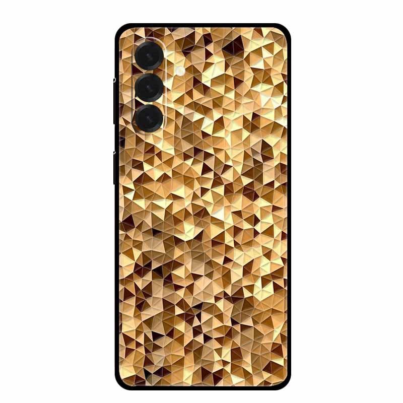 For Samsung Galaxy A17 Cases Marble Painted Black Silicone Back Cover Case for Galaxy A17 5G Protective Shell A17 Texture Bumper