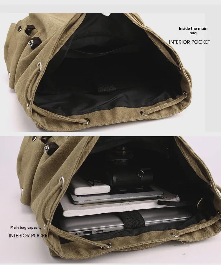 Атака титанов Крылья свободы аниме холст рюкзак для студентов