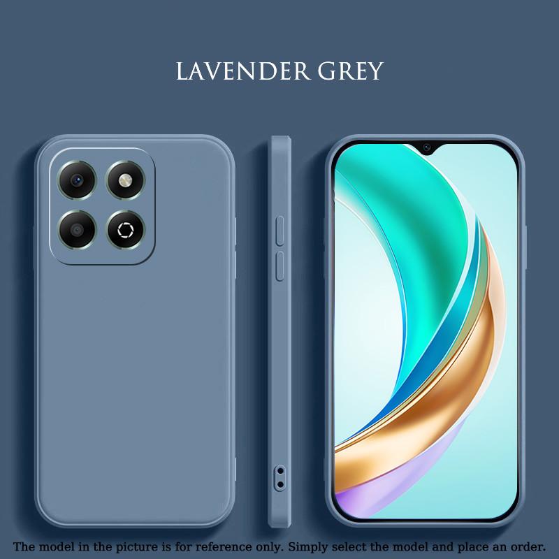 Жидкий силиконовый чехол для Honor X6b X8b X8 5G X7 X6 X8 4G матовый чехол противоударный прямой край ультратонкий защитный мягкий чехол