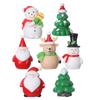 Dollhouse Deer Fairy Garden Christmas Accessory Miniature Snowman Santa Claus Figurines Xmas Tree