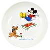 Disney Mickey Mouse Microwave and Dishwasher Reproduction Art Miscellaneous Made In Plate, Approx. 17cm, Safe, 1963, Tableware, Goods, Japan, 3320-21