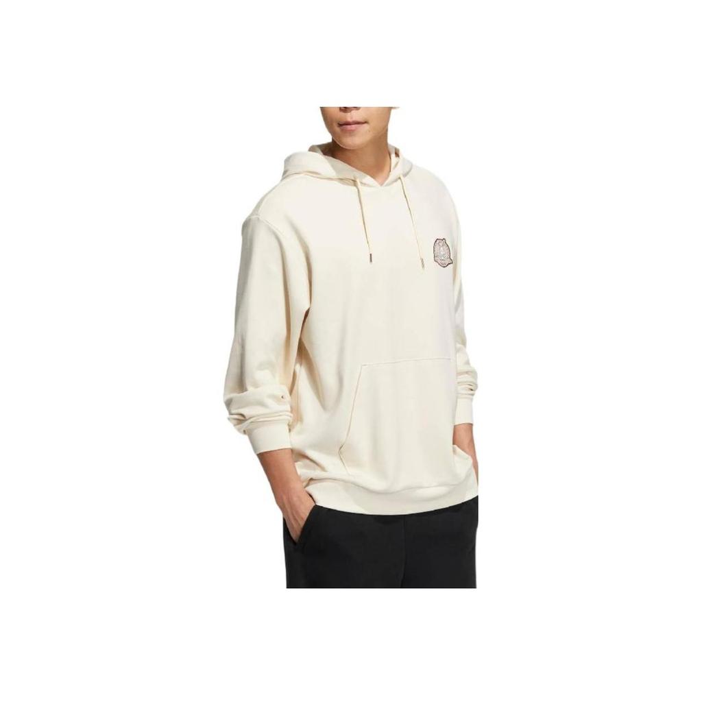 Adidas Толстовка с капюшоном и принтом Neo Cartoon, с длинным рукавом, мужские топы, белый цвет IQ1591