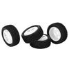 4PCS 75mm RC Car Tire U Type Rubber RC Vehicle Wheel Remote Control Car Tire for Wltoys 144001 114