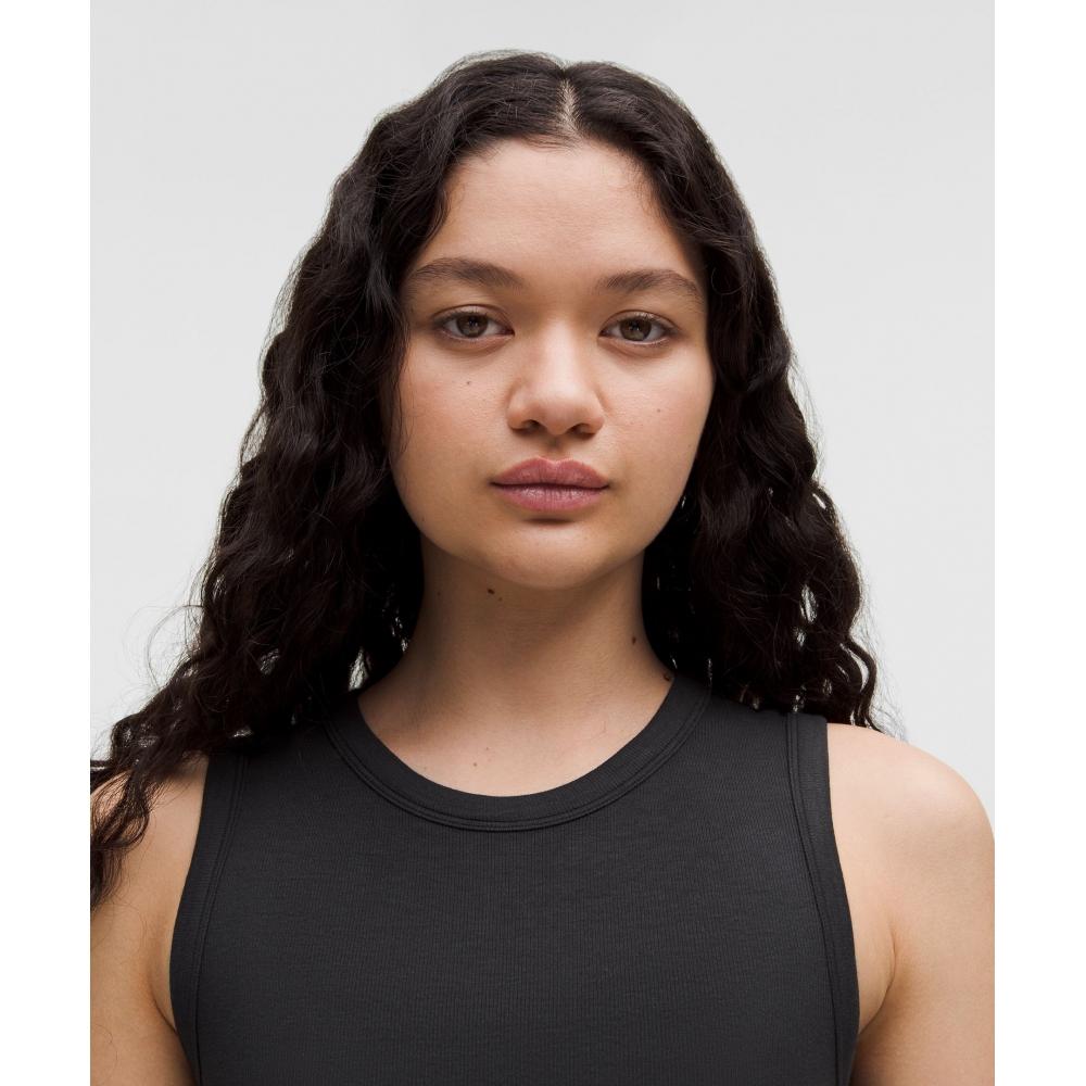 Lululemon Футболка Hold Tight Crewneck с круглым вырезом, длина талии, черная