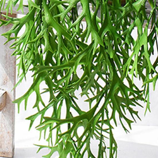 Ложный ротанг, настенный для свадьбы, долговечный, имитация папоротника, оленьего рога, зеленое растение, красивое украшение для дома, не выцветает