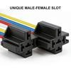 2 Pack JD1912 Car Relay Harness, 12V 40A, 4-Pin SPST, 12AWG Harness Sockets, Automotive Switches and Starters, for Automotive Truck Van Motorcycle