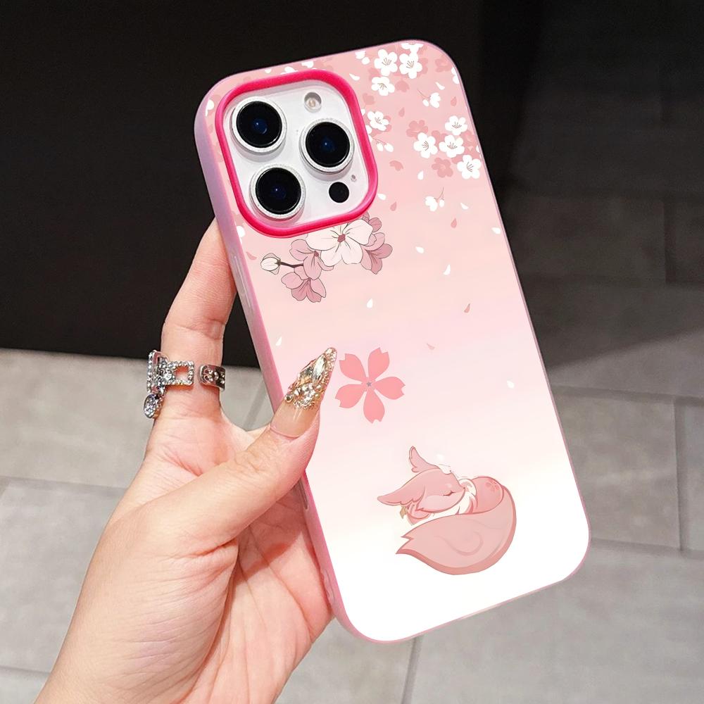Игровой чехол GI Miko Jelly Двухслойный Розово-красный для мобильного телефона iPhone 17 16 15 14 13 12 11 Air Pro Max Plus Защитный