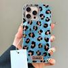 Розовый Черный Леопардовый Принт Узор Чехол для Телефона для iphone 17 Air 16 15 14 7 8 Plus 13 11 12 Pro Max X XS XR SE 2022 2020 16e Крышка