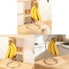 Portable Stainless Steel Banana Holder With Hooks For Kitchen Counter And Office Desk Use