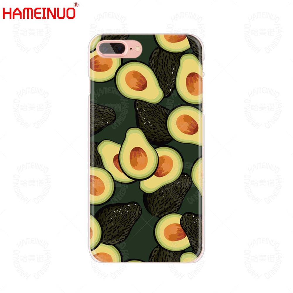 HAMEINUO чехол для мобильного телефона с авокадо и фруктовым рисунком для iphone X 8 7 6 4 4S 5 5S SE 5c 6s plus