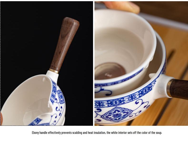 Портативный керамический дорожный чайный набор с автоматическим заварником для чая Кунг-фу - Бизнес-подарок