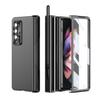 Fall Protection Glass Film Protector Case For Samsung Galaxy Z Fold 4 5g Fold4 Fold3 Fold 3 S Pen Holder Fashion Phone Cover