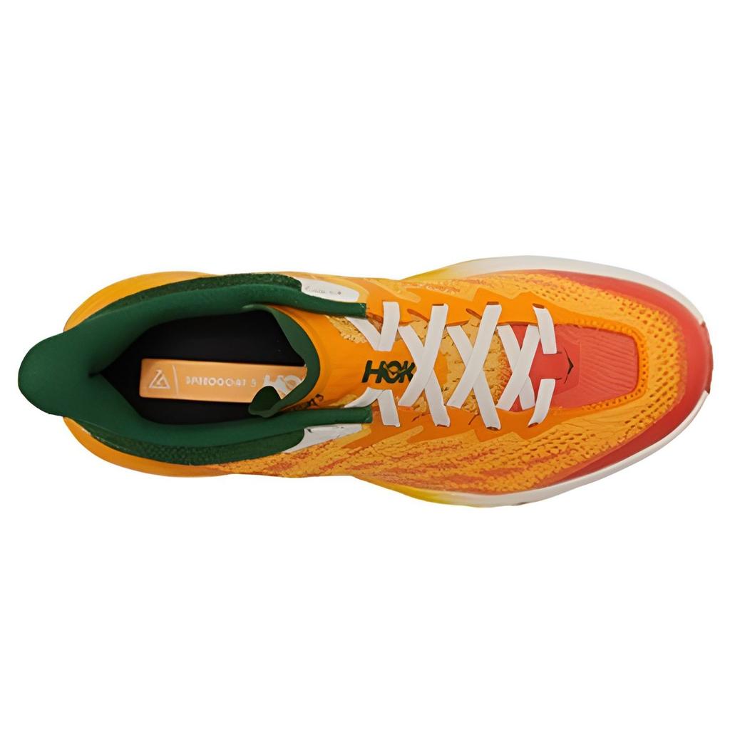Hoka One One Speedgoat 5 Breathable Stylish Fabric Cushioning Non-Slip Durable Low-Top Running Shoes Men sneakers Yellow Orange 1123157-RYPB