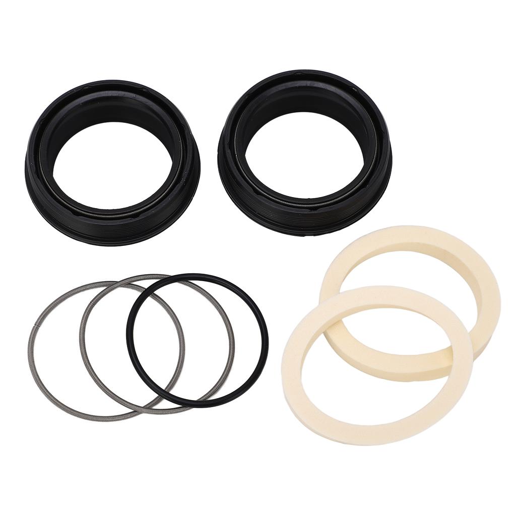 36mm Front Fork Oil Seal Kit Shock Absorption Rubber Oil Seal Replacement for Mountain Bike
