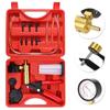 Professional Car Auto Hand Held Vacuum Pressure Pump Brake Bleeder Adaptor Fluid Reservoir Test Bleeding Tool Kit Vacuum Tester